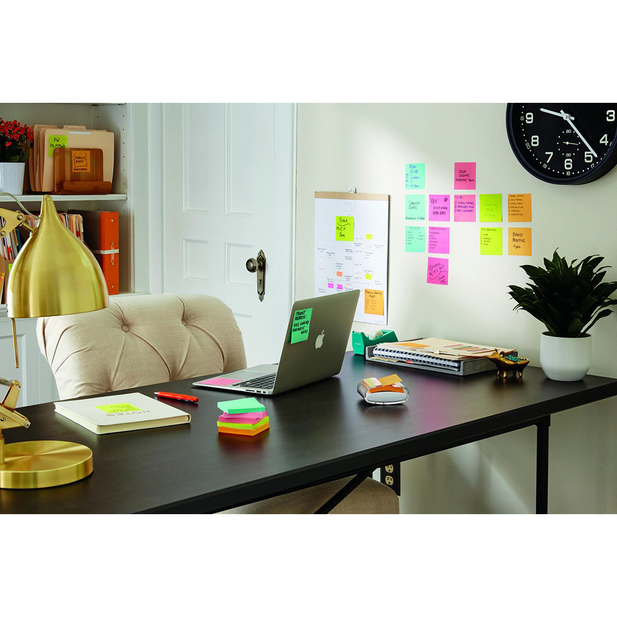 Karteczki samoprzylepne Post-it Super Sticky Cosmic 76x76mm 12x90k