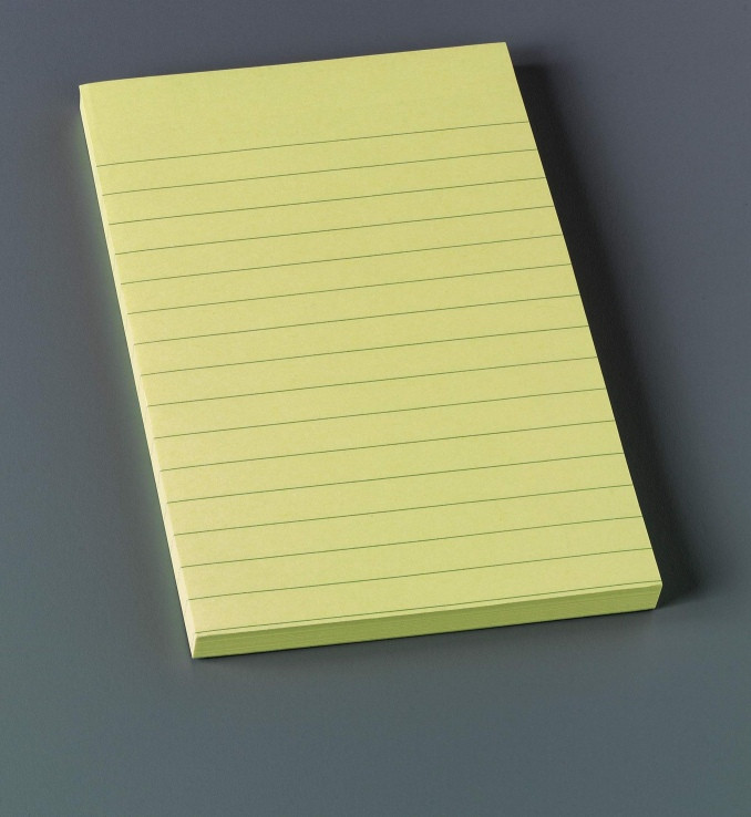 Karteczki samoprzylepne Post-it XXL żółte w linię 102x152mm 100k