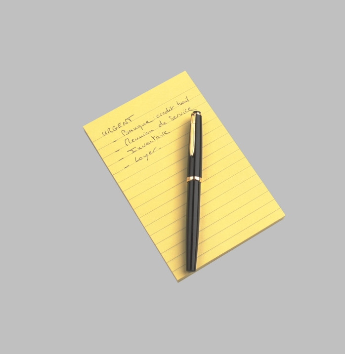 Karteczki samoprzylepne Post-it XXL żółte w linię 102x152mm 100k