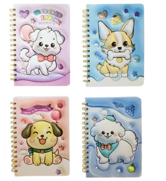 Notes na spirali A5 Psy 903317 KTW