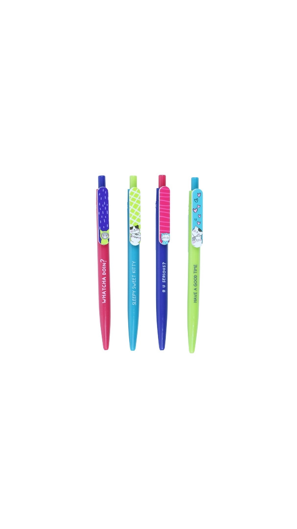 Długopis automatyczny So Many Cats 0,7mm GDD niebieski