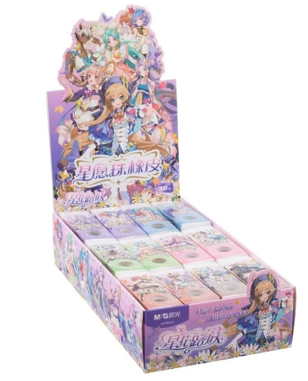 Gumka do ołówka z kryształem Korean Manga Flower MG AXP963JX GDD