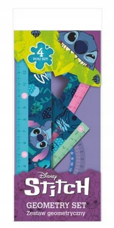 Zestaw geometryczny 4 elementy Disney Core Stitch Patio