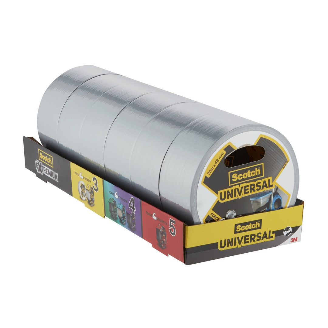 Taśma naprawcza uniwersalna 50m x 48mm srebna Scotch