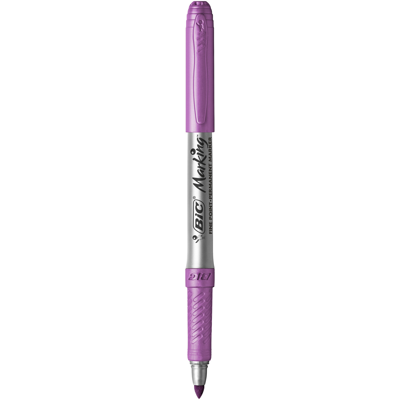 Marker pernamentny z gumowym uchwytem Metalic BIC