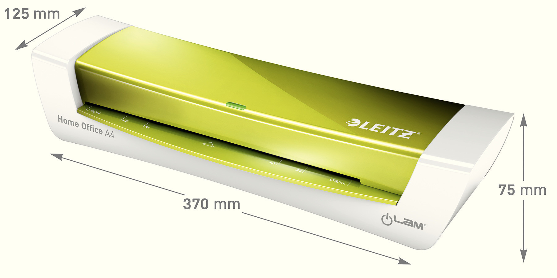 Laminator A4 Leitz iLAM Home Office metaliczny zielony