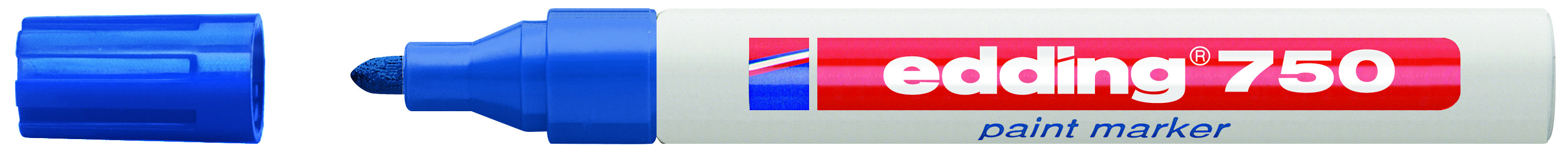 Marker lakierowy Edding 750 okrągły niebieski