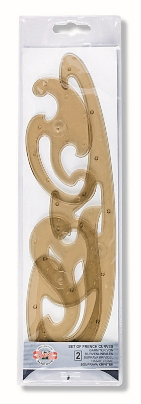 Krzywiki Koh-I-Noor nr2 3 elementy