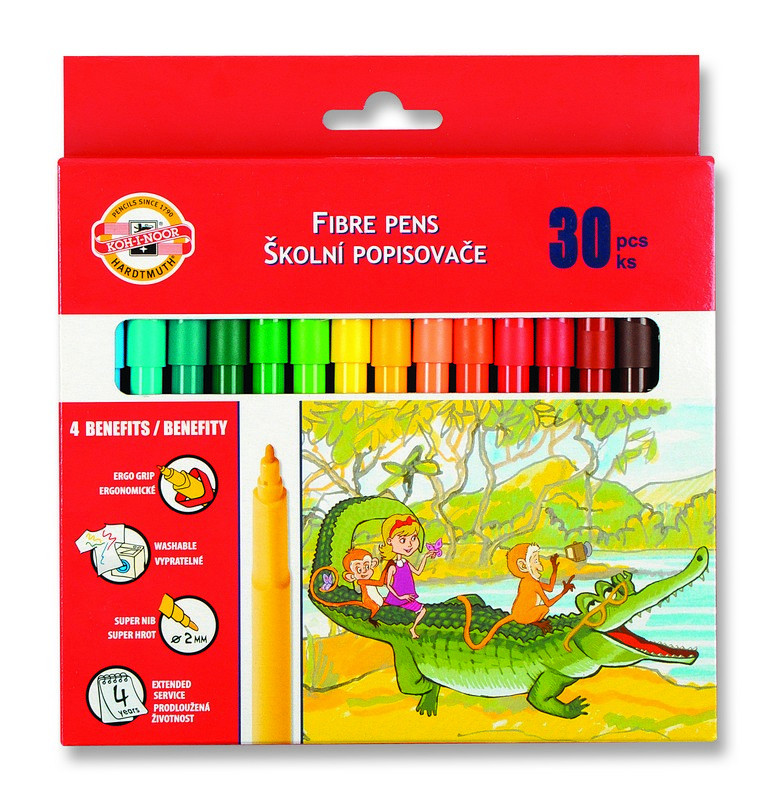 Pisaki Koh-I-Noor 30 kolorów