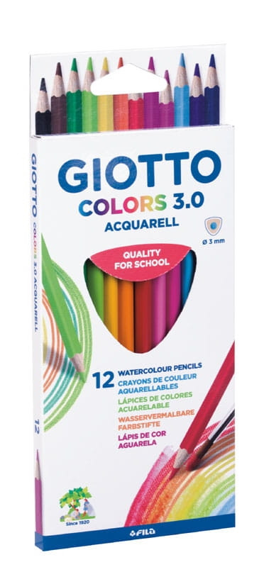 Kredki 12kol. Giotto COLORS 3.0 Aquarell 277100 FIL