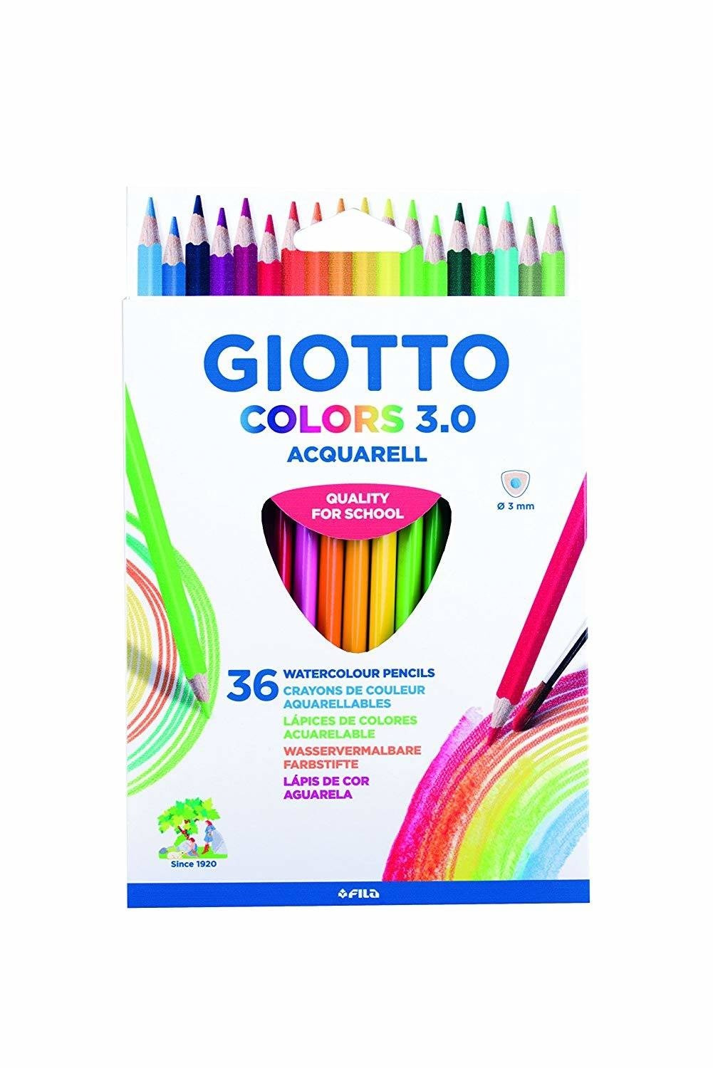 Kredki 36kol. Giotto COLORS 3.0 Aquarell 277300 FIL