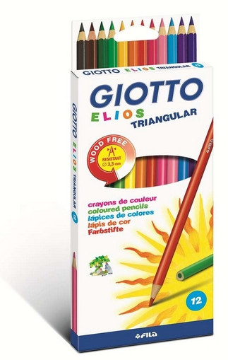 Kredki ołówkowe 12kol. ELIOS TRI GIOTTO 275800