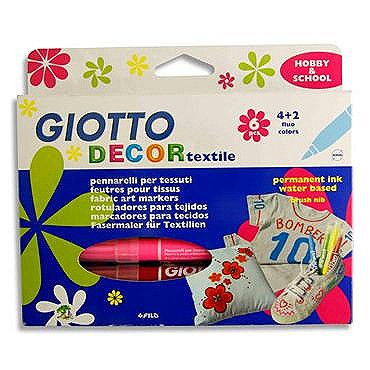 Pisaki do tkanin Giotto 6kol Lyra