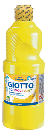 Farba szkolna Giotto School Paint 500ml żółta