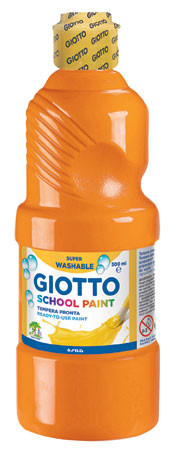 Farba szkolna Giotto School Paint 500ml pomarańczowa