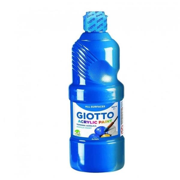 Farba akrylowa 500ml Giotto cyan