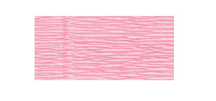 Krepina dekoracyjna 554 KD 50cmx2,5m Aliga rożowa blada