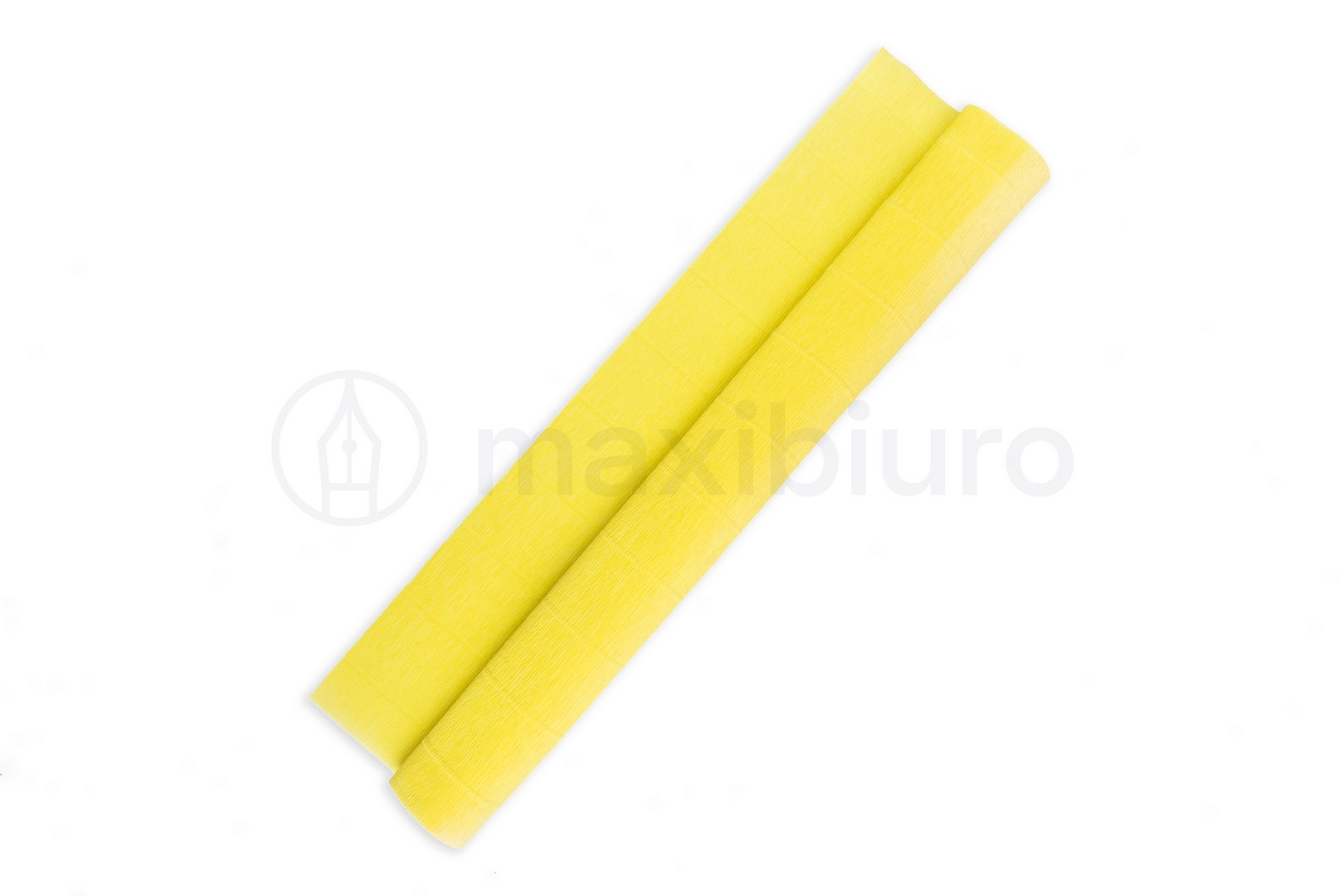 Krepina Bibuła dekoracyjna  574 KD  ALIGA  50cm x 2,5m 180g jasnożółta