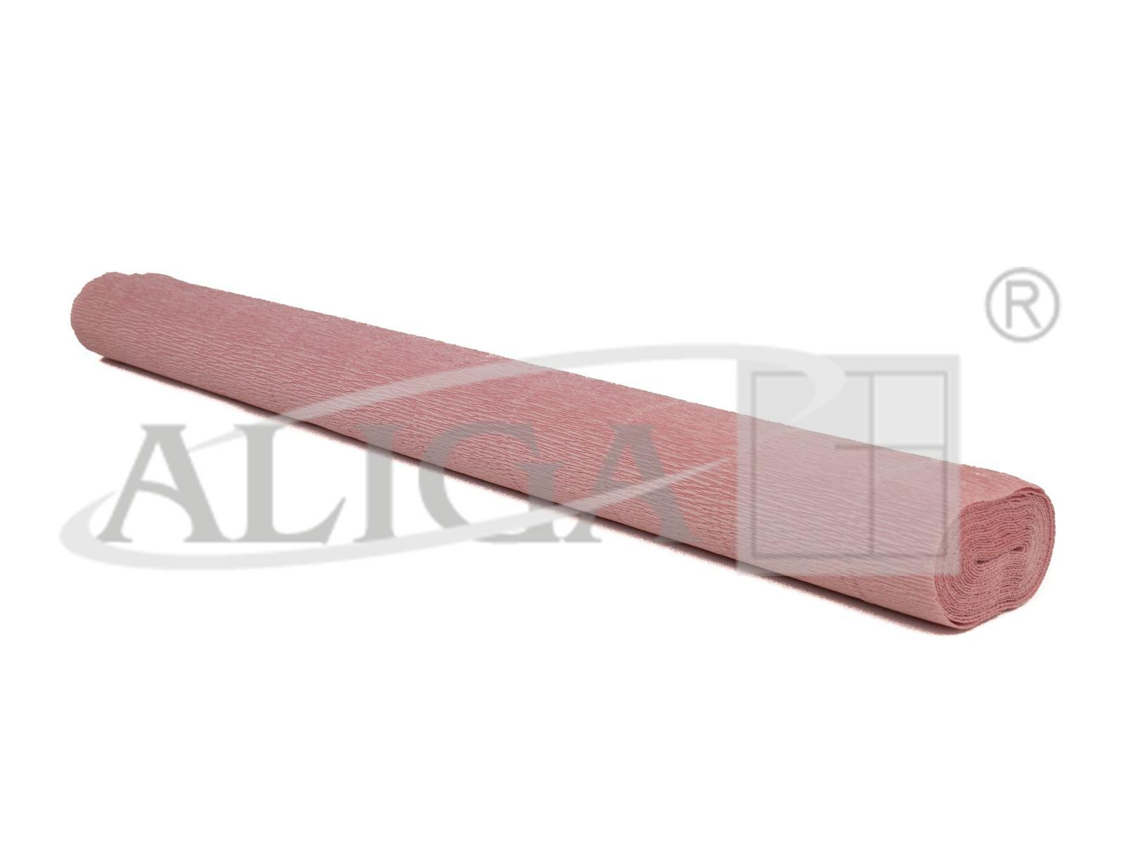 Krepina Bibuła dekoracyjna  604 KD  ALIGA  50cm x 2,5m 180g  szara