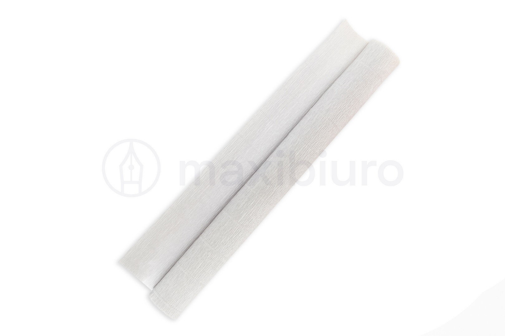 Krepina dekoracyjna 50cmx2,5m Aliga jasnoszara