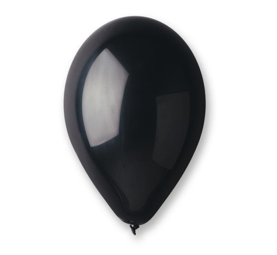 Balony czarne metalizowane śr. 80cm (100szt) GM90/33 GoDan