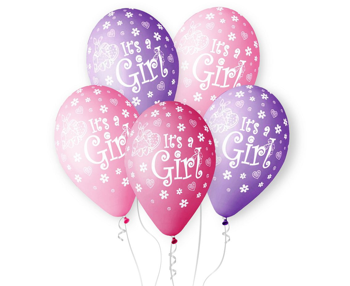 BALONY PREMIUM ITS A GIRL (5SZT) GS