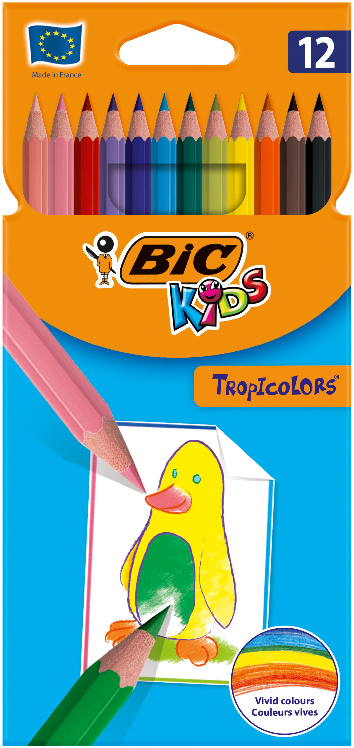 Kredki ołówkowe BIC Kids Tropicolors 12kol. 8325669