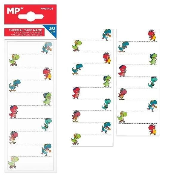 Etykiety - naprasowanki na ubrania Dinozaury MP