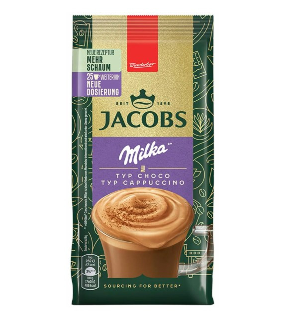 Kawa JACOBS Cappucino Choco Milka 400g / 500g