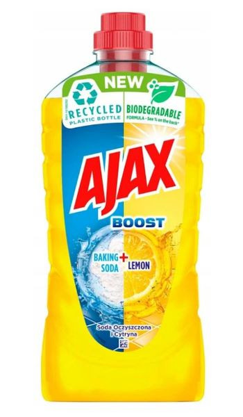 Ajax płyn uniwersalny 1L Boost Soda & Cytryna