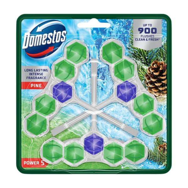 WC kostka Domestos Power 5 3x50g Pine