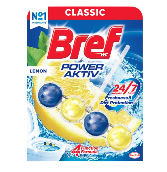 Wc Kulki Bref Power Active 50g Lemon