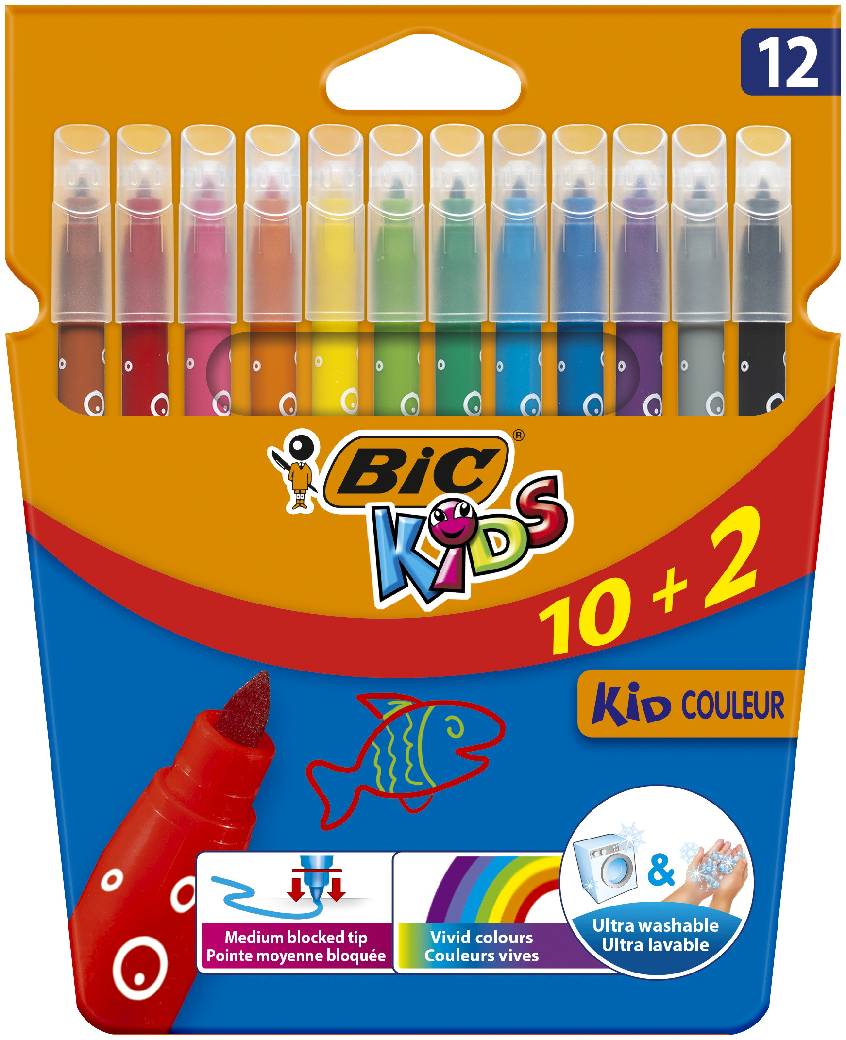 Pisaki Kid Couleur 10+2 BIC