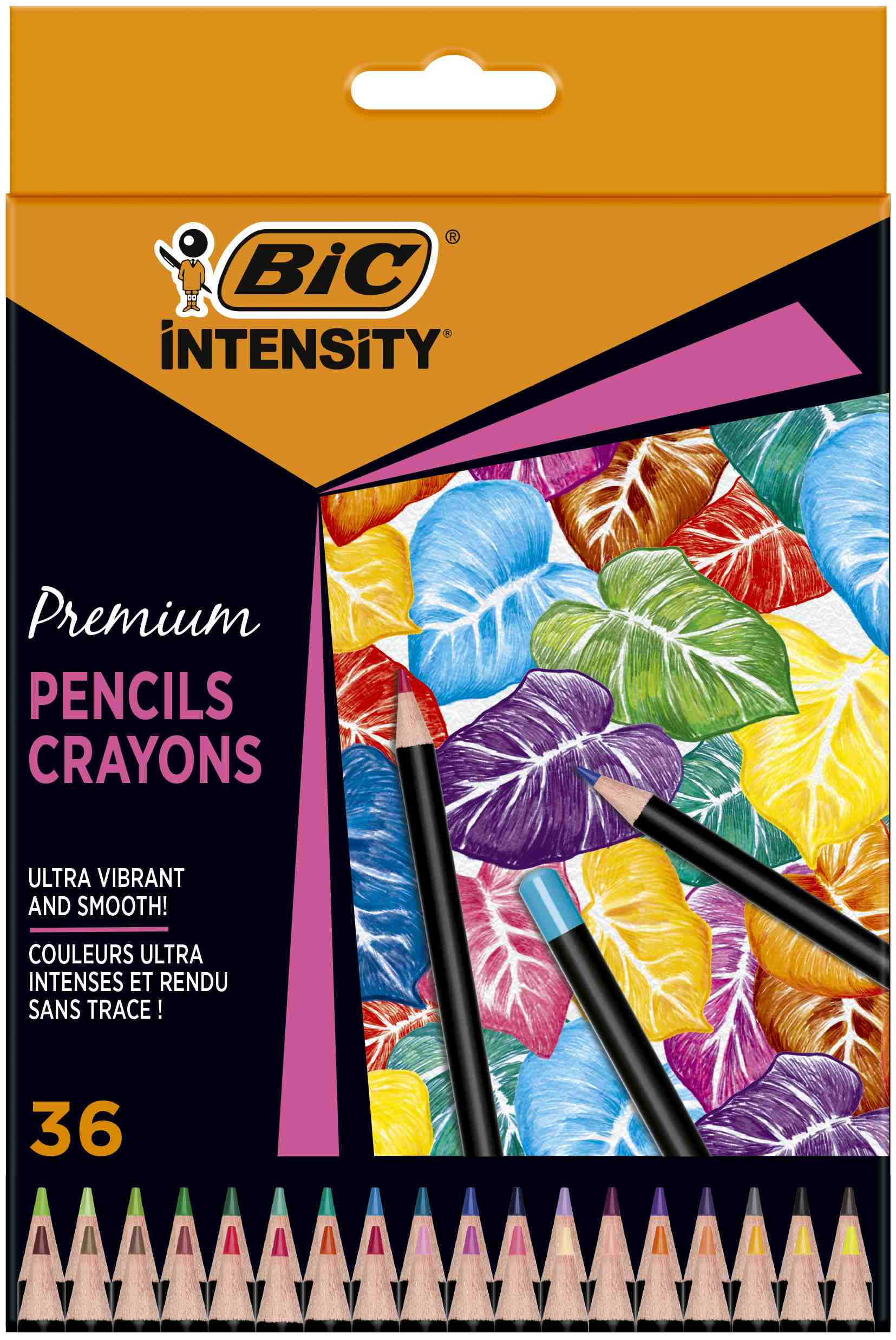 Kredki ołówkowe BIC Intensity Premium 36 kolorów 951852