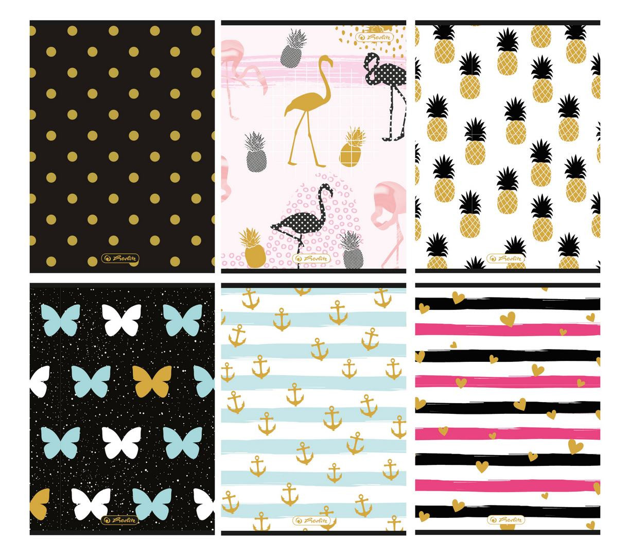 Zeszyt A5/60k. kratka Herlitz Gleam