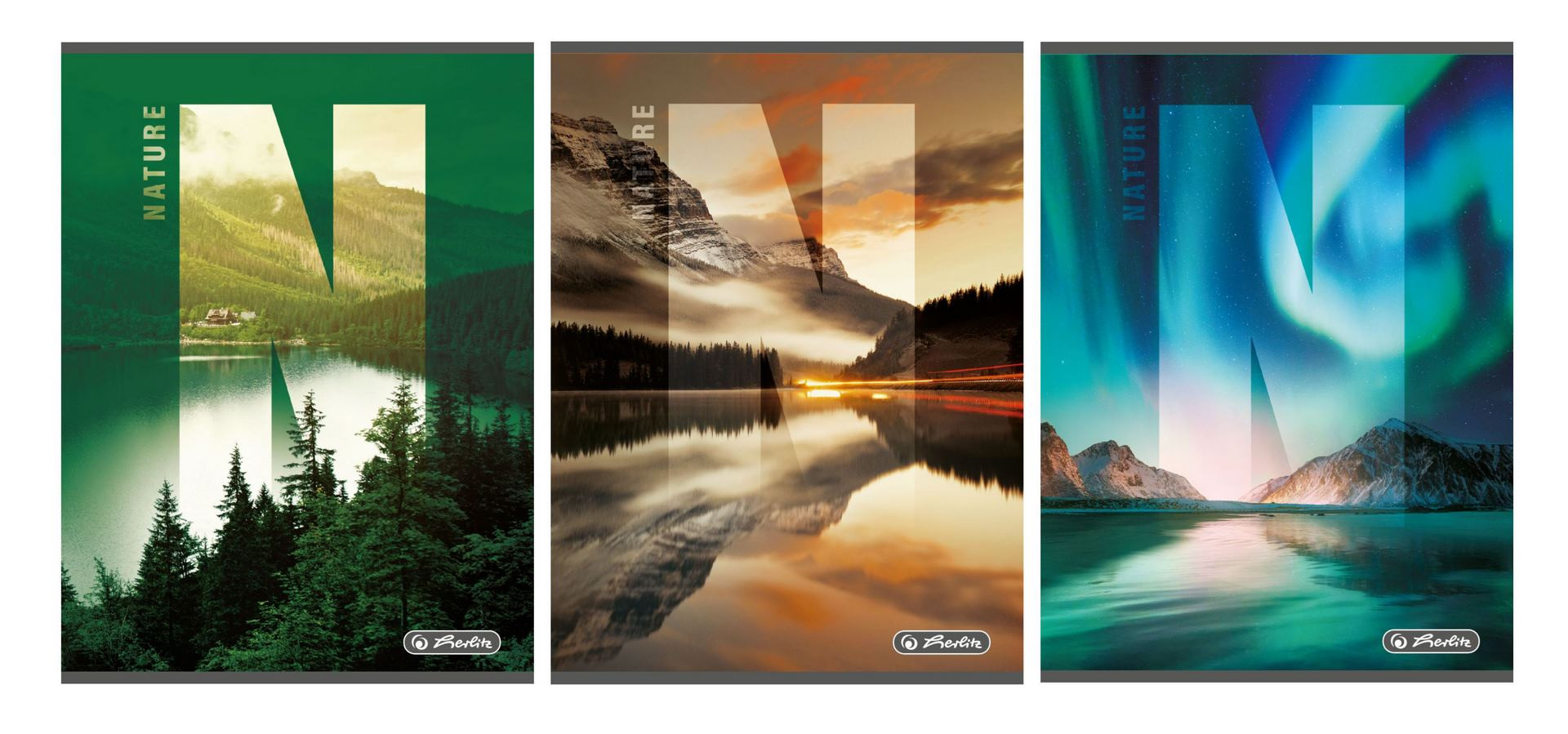 Brulion A5/96k linia Nature Herlitz