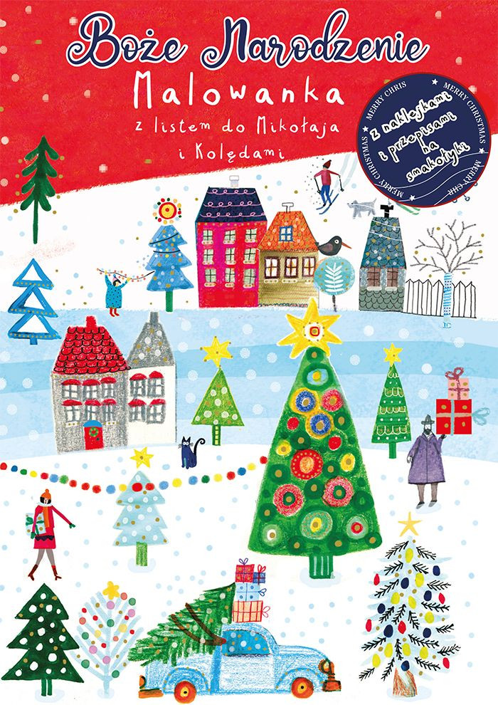 Kolowanka Świąteczna czerwona z listem do Mikołaja Henry
