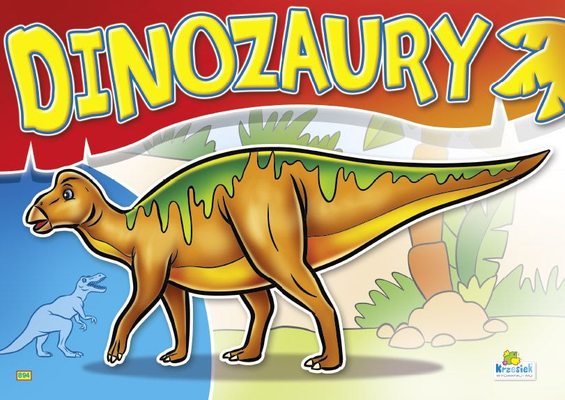 Kolorowanka Dinozaury (10) Krzesiek