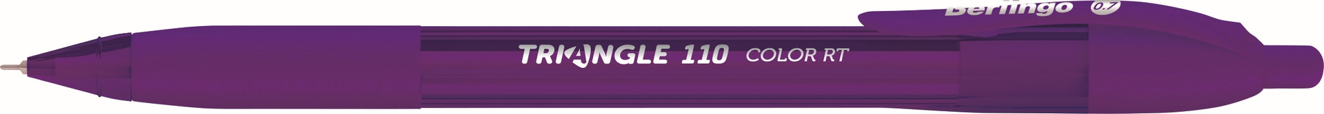 Długopis automatyczny Berlingo Triangle 110RT Color niebieski 0,7mm