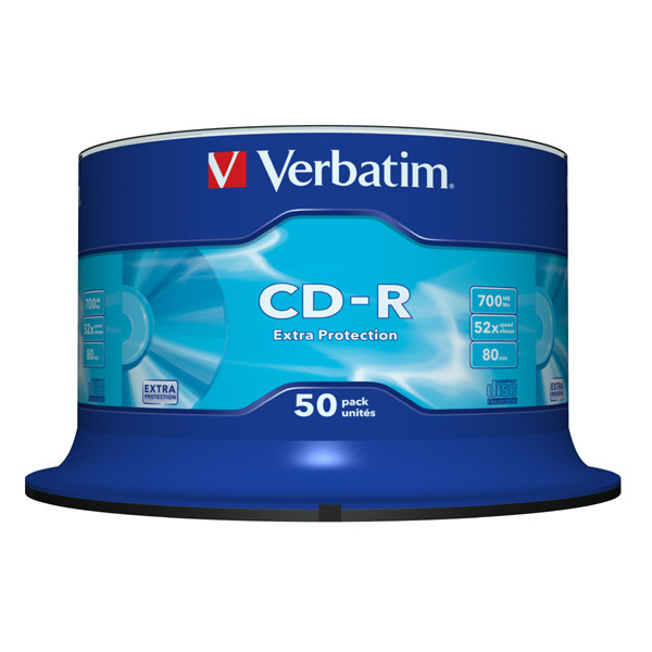 Płyta CD-R Verbatim 700MB x52 Cake Nadruk Printable 25szt.