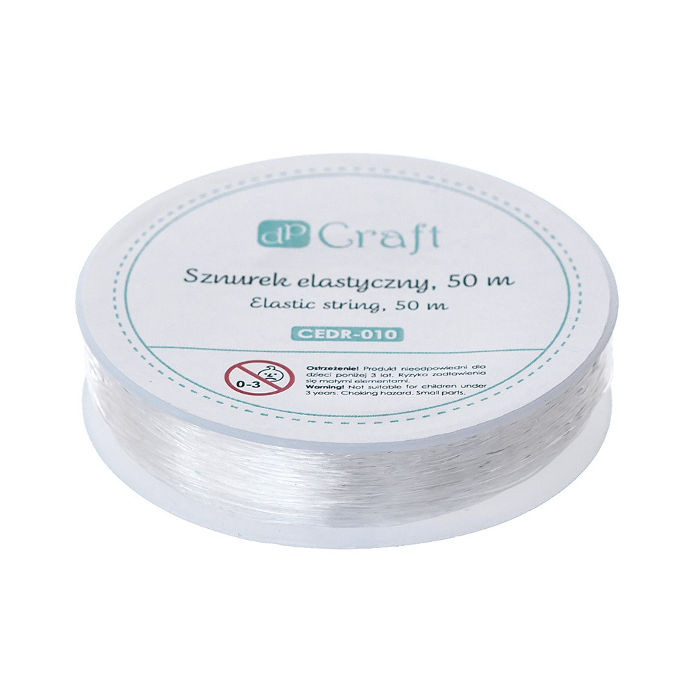 Sznurek elastyczny do koralików (żyłka) 0,45mm x 50m CEDR-010 Dalprint