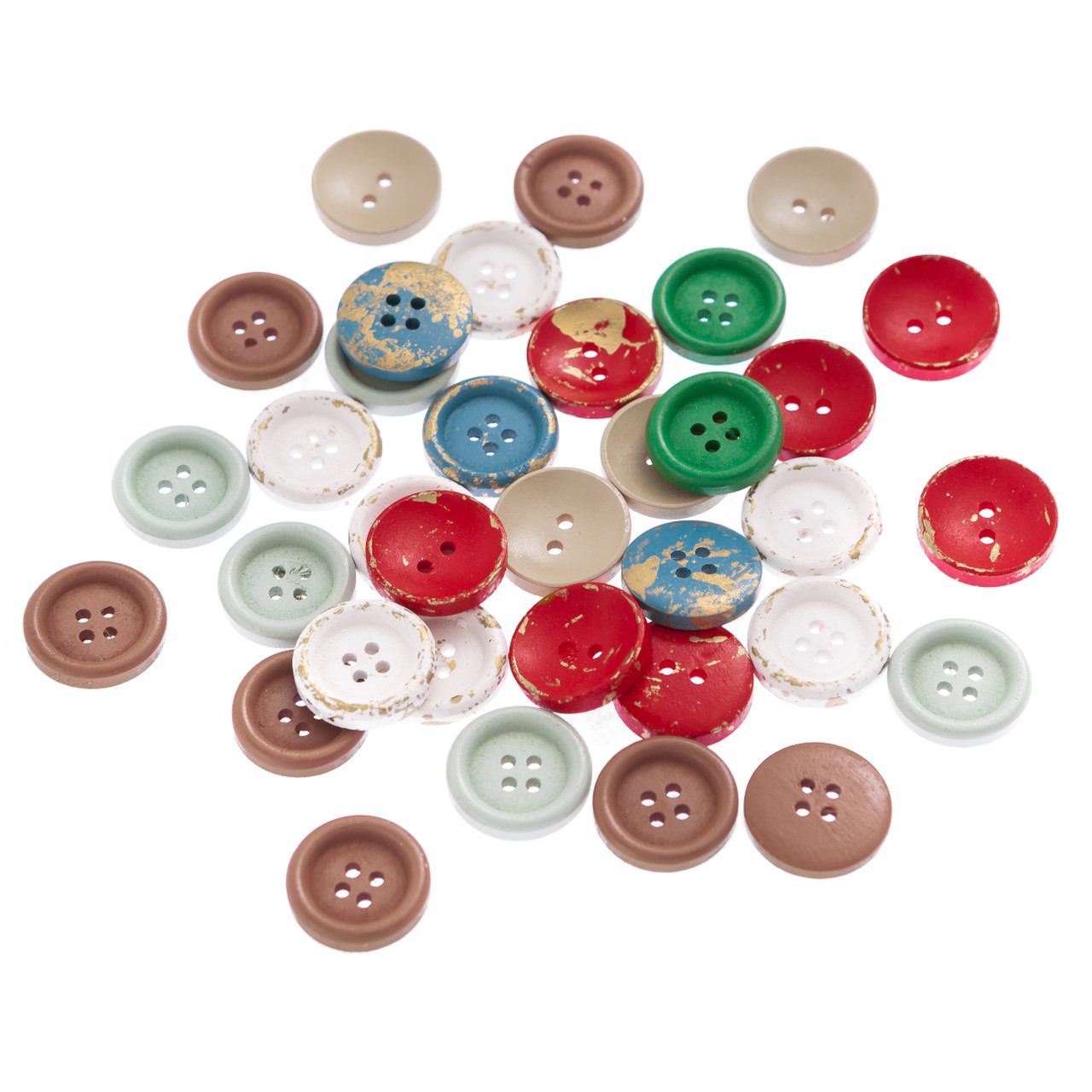 Drewniane guzikii 2cm CEGU-023 Dalprint