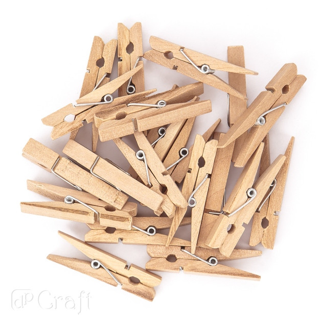 Klamerki drewniane 4,8cm 20szt Dalprint