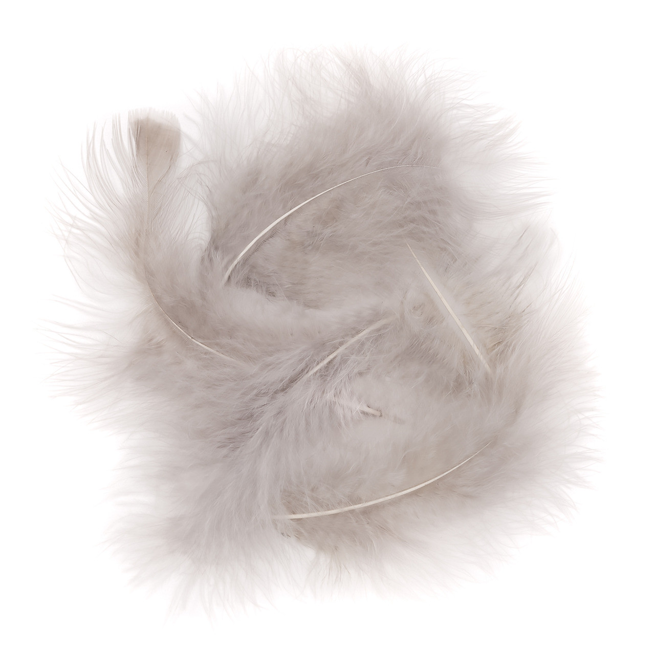 Pióra indycze 15cm 5szt CEPI-046 Dalprint popielate