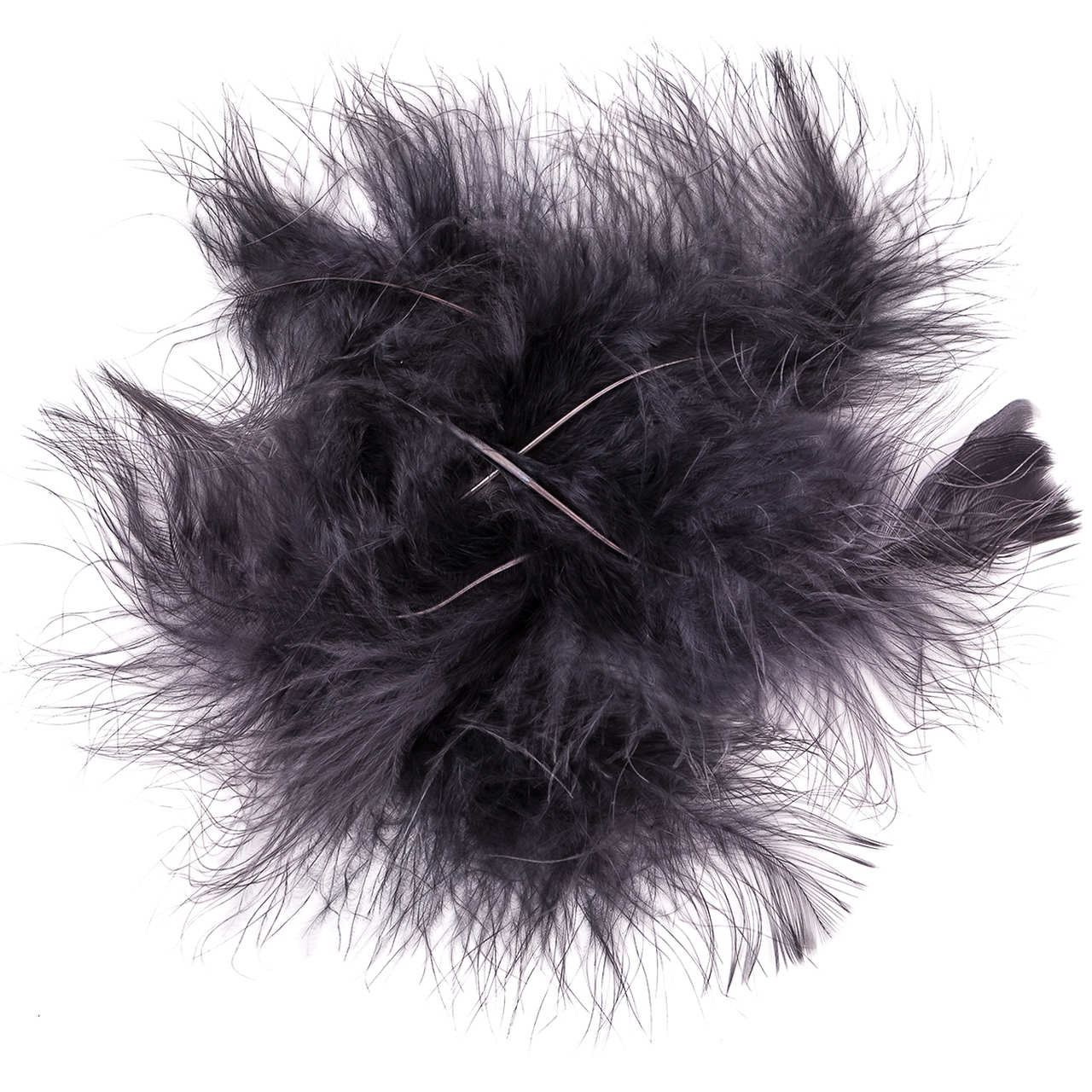 Pióra indycze 15cm 5szt CEPI-047 Dalprint czarno-szare