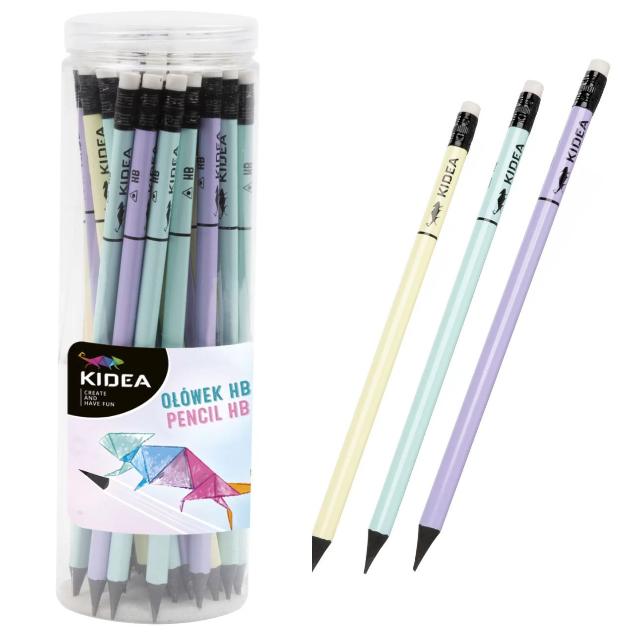 Ołówek Premium Kidea mix kolorów