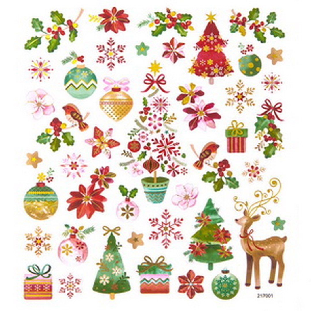 Naklejki - Kolorowe Święta (43szt) DPNK-022 Dalprint