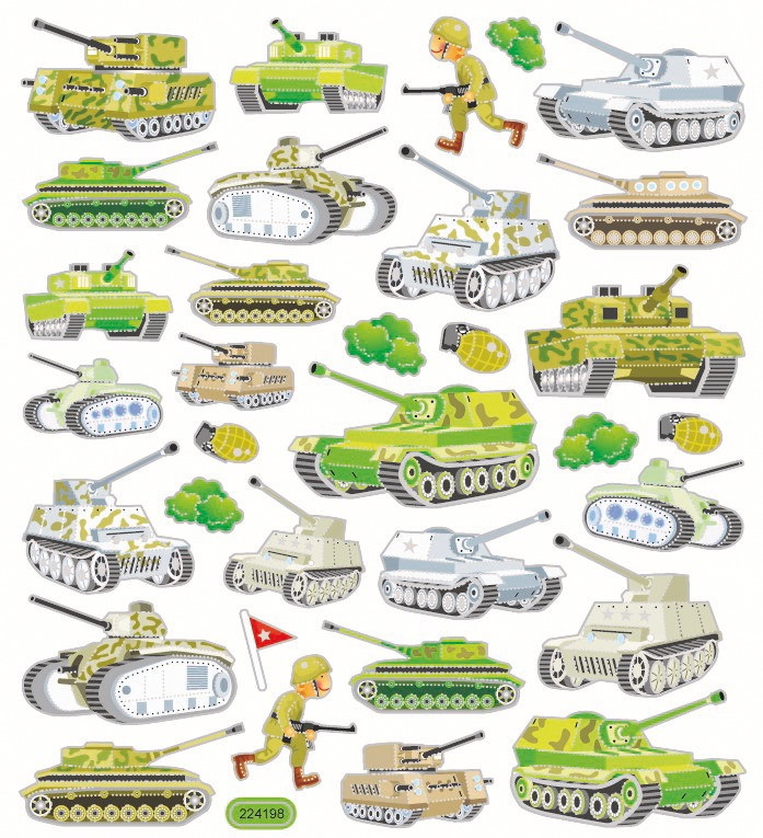 Naklejki czołgi 33szt DPNK-150 Dalprint