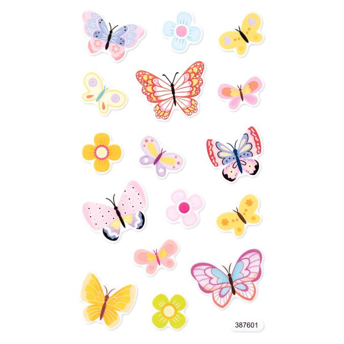 Naklejki z pianki świecące w ciemności Motyle DPPI-026 Dalprint