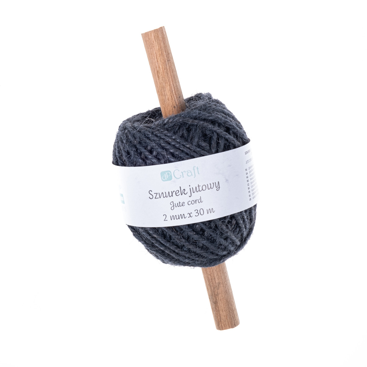 Sznurek jutowy 2mmx30m DPSZ-011 Dalprint antracyt